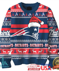 Forever Collectibles NFL Men’s New England Patriots Printed Ugly Sweater