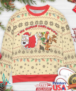 Human santapede Ugly Christmas Sweatshirt