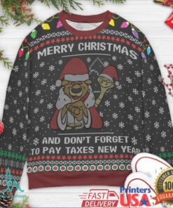Pay Taxes Robin Hood Ugly Christmas Sweatshirt