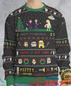 Santa is Out There Ugly Christmas Sweatshirt