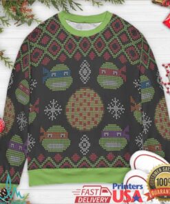 Turtle Power TMNT Ugly Christmas Sweatshirt