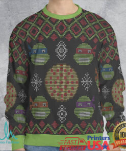 Turtle Power TMNT Ugly Christmas Sweatshirt
