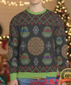 Turtle Power TMNT Ugly Christmas Sweatshirt